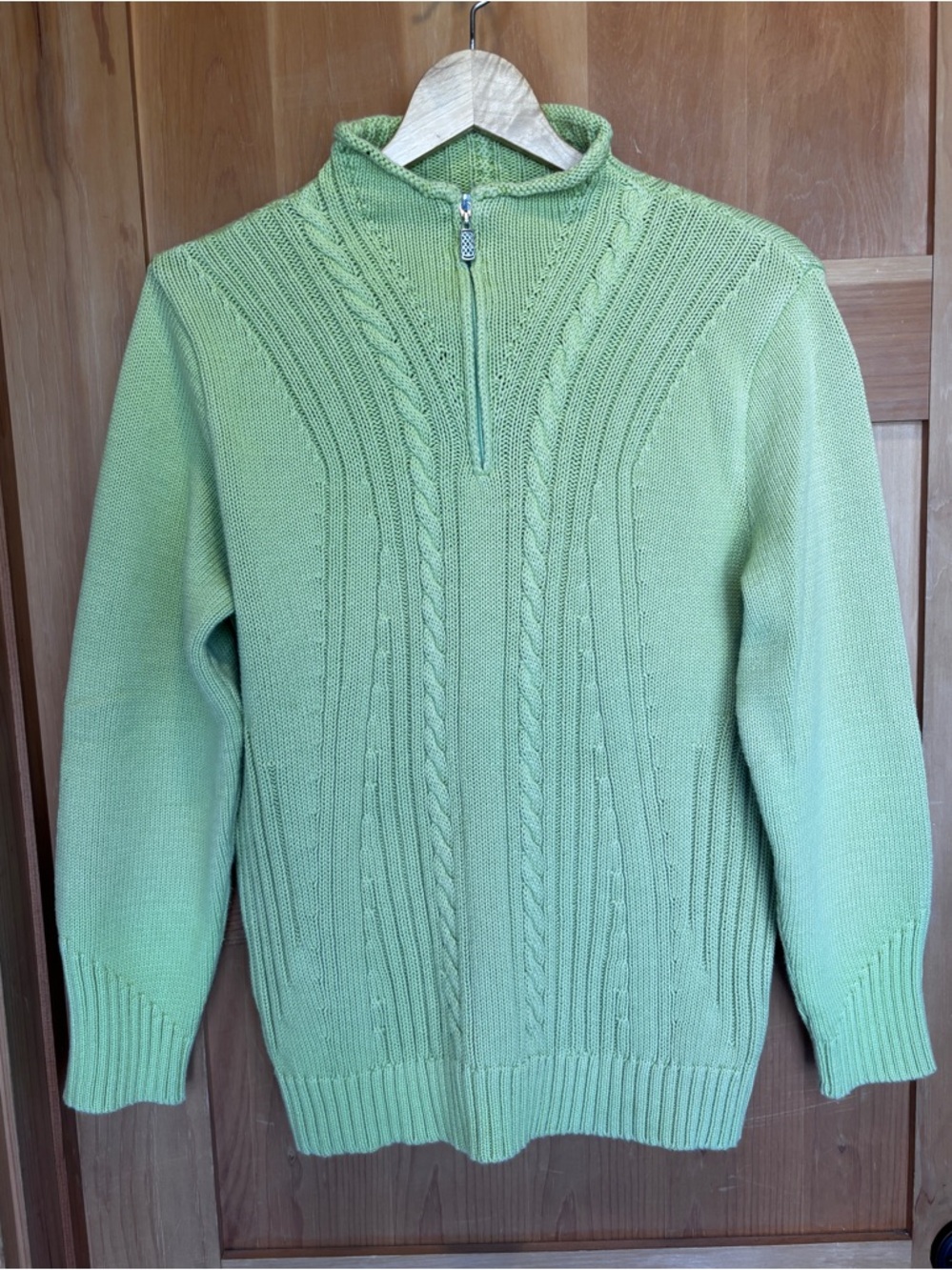 🇨🇦🇨🇦Cotton Country Women’s Cable Half-Zip Sweater